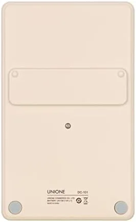 Pocket & Desktop Beige Calculator with a Bright LCD, Dual Power Handheld Desktop. Color. Business, Office, High School - Image 5