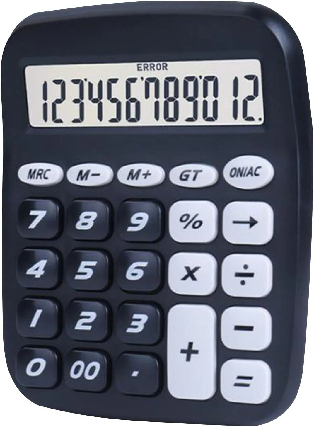 Desktop Calculator, Battery Powered Electronic Calculator with Large LCD Display and Big, 12 Digits Basic Calculator Desk Accounting Calculator for Office Home School - Image 2