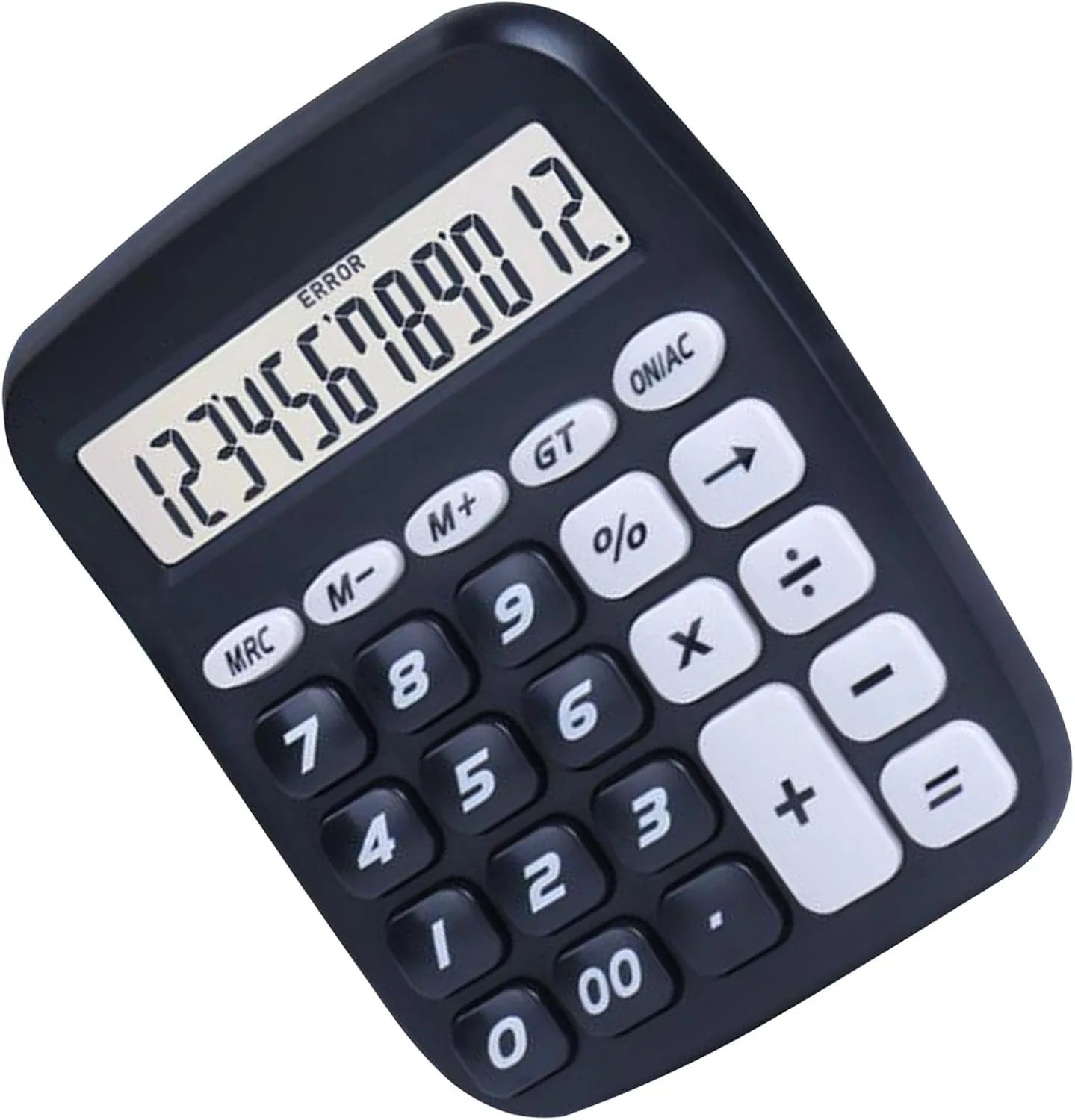 Desktop Calculator, Battery Powered Electronic Calculator with Large LCD Display and Big, 12 Digits Basic Calculator Desk Accounting Calculator for Office Home School - Image 5