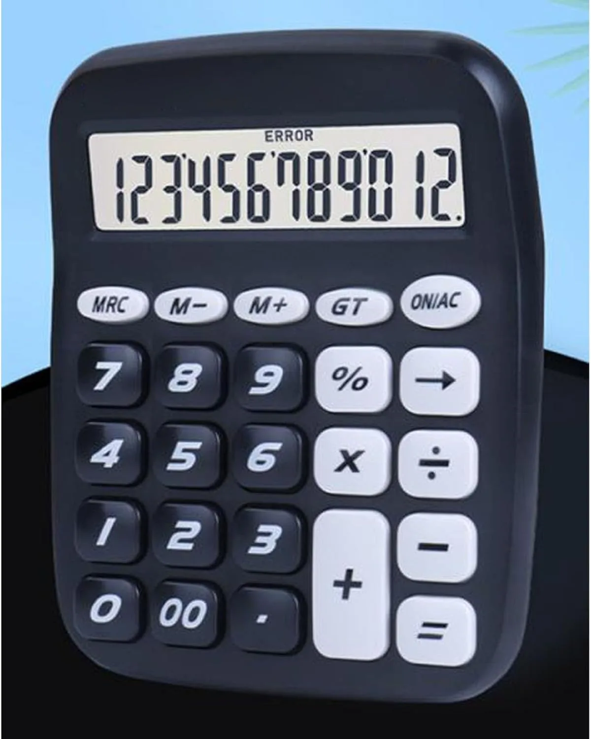 Desktop Calculator, Battery Powered Electronic Calculator with Large LCD Display and Big, 12 Digits Basic Calculator Desk Accounting Calculator for Office Home School - Image 3